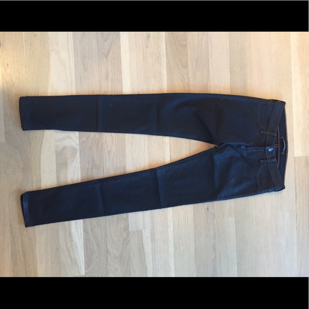 Flying Monkey black coated skinny jeans
